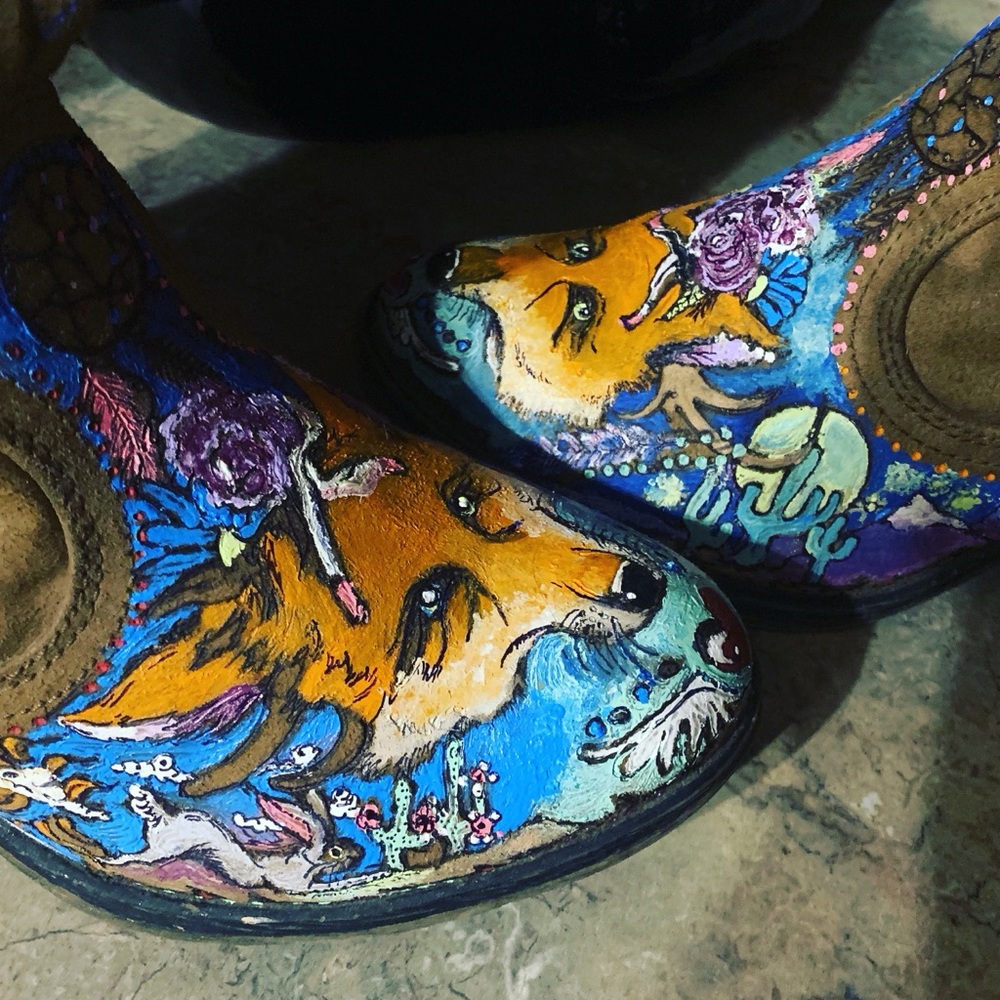 Fox day and night desert boots